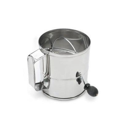 Fox Run Flour Sifter - 8 Cup Crank