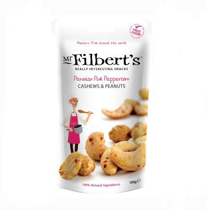 Mr. Filbert's Cashews & Peanuts - Peruvian Pink Peppercorn