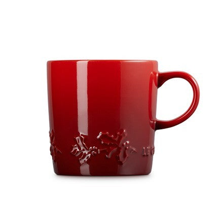 Le Creuset Holly Collection London Mug Cerise