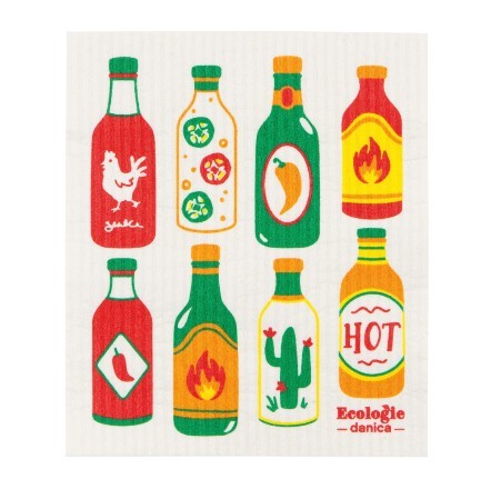 Ecologies Swedish Sponge Cloth - Hot Sauce
