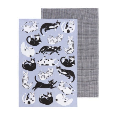 Danica Jubilee Dishtowel - Meow & Furever Set Of 2