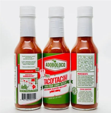 Adoboloco Hot Sauce - Taco!Tacoh!