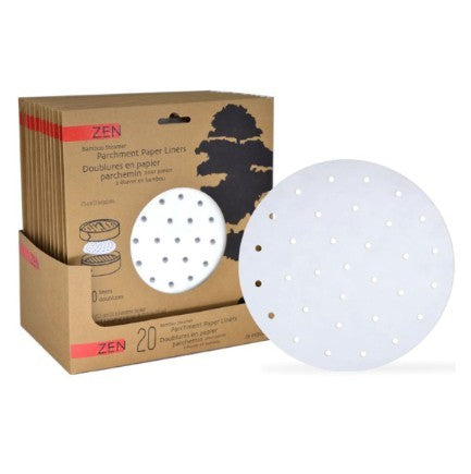 Zen Cuizine Bamboo Steamer Liners - 9"