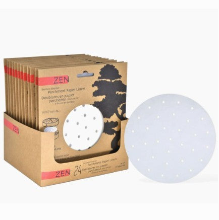 Zen Cuizine Bamboo Steamer Liners - 7"