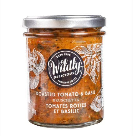 Wildly Delicious Bruschetta - Roasted Tomato & Basil