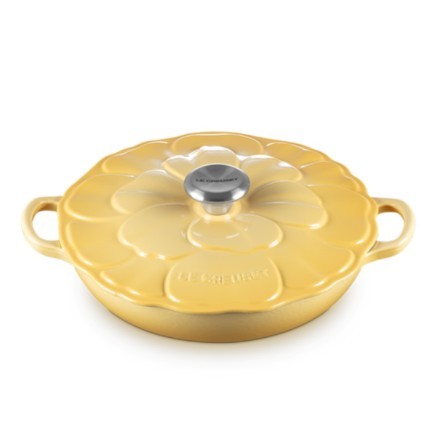 Le Creuset Petal Braiser - 2.2L Chamomile