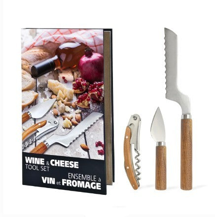 Natural Living Wine & Cheese Tool Set
