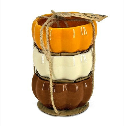 BIA Dip Bowls - Pumpkin Set Of 3
