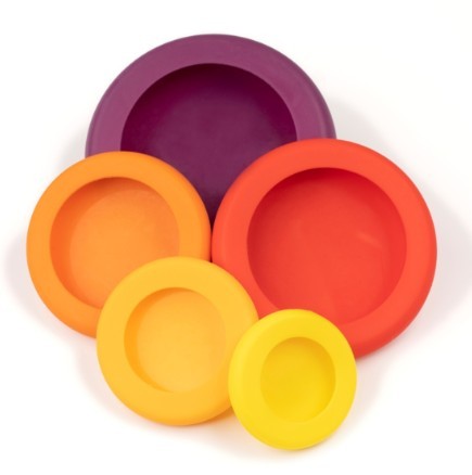Food Huggers Food Savers - Set Of 5 Harvest