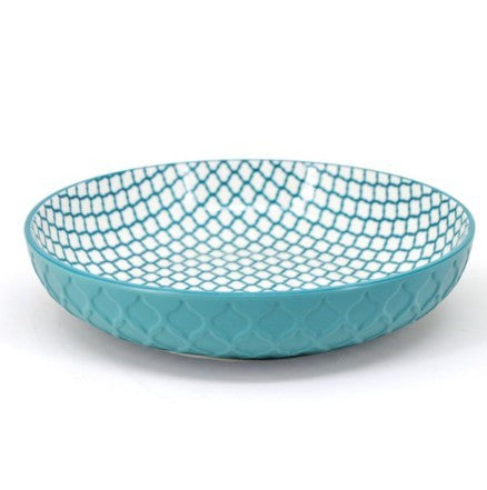 BIA Shallow Bowl - Textured Teal