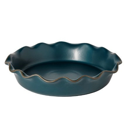 Costa Nova Pie Dish - Stacked Organic Deep Sea