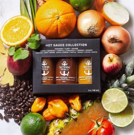 Salt Spring Kitchen Co. Hot Sauce Trio