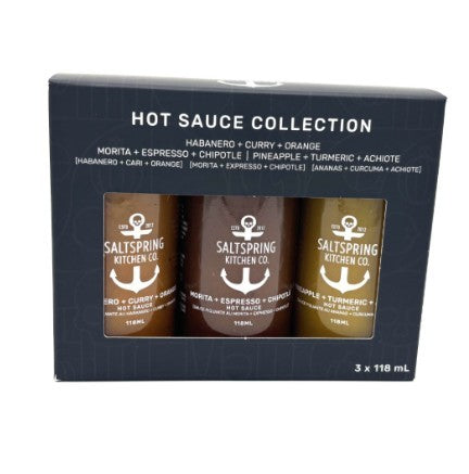 Salt Spring Kitchen Co. Hot Sauce Trio