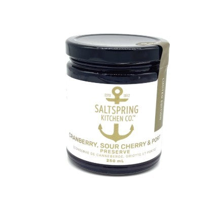 Salt Spring Kitchen Co. Preserve - Cranberry, Sour Cherry & Port