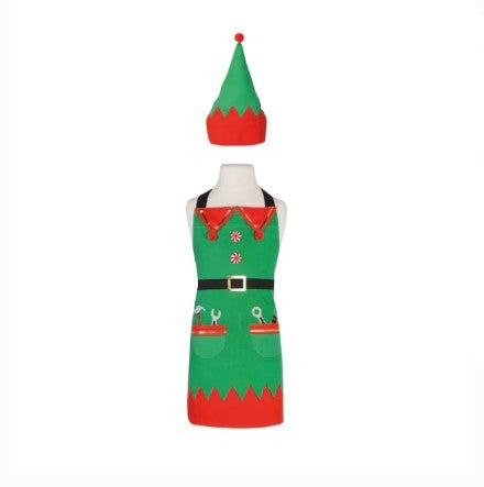 Now Designs Daydream Kids Apron and Hat Set - Elf