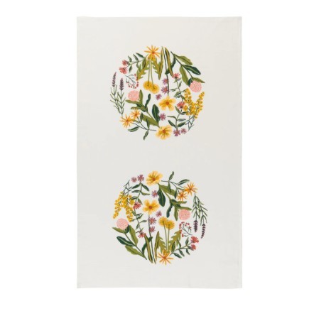 Now Designs Dishtowel - Terry Bees & Blooms