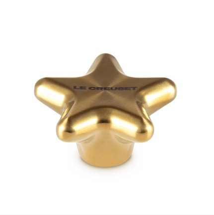 Le Creuset Knob - Light Gold Star