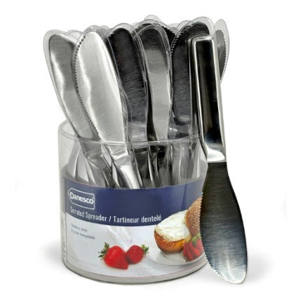 Danesco Serrated Spreader - Stainless Steel