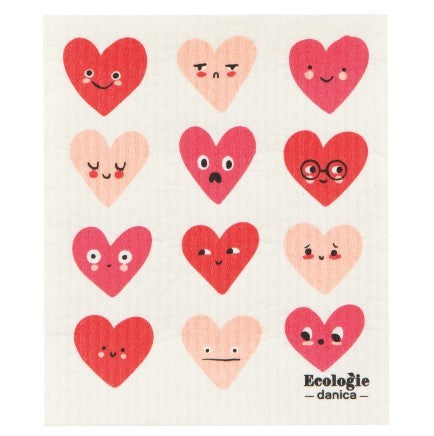 Ecologies Swedish Sponge Cloth - Heart to Heart