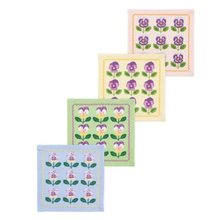 Danica Jubilee Cocktail Nakpins - Pansy