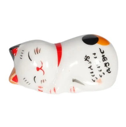Urban Tokyo Chopstick Rest - Lucky Cat Sleeping