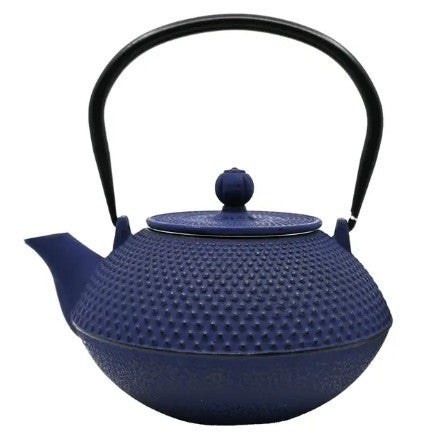 Urban Tokyo Cast Iron Teapot - Blue Hobnail