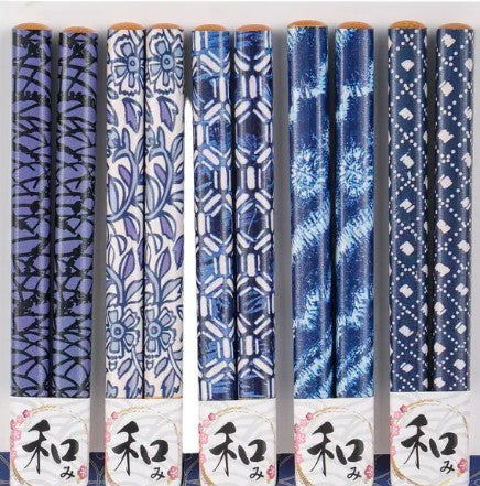 Urban Tokyo Chopsticks - Japanese Indigo Motif