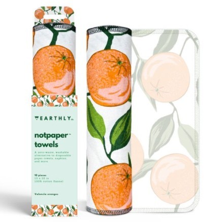 Earthly Notpaper Towels - Valencia Orange