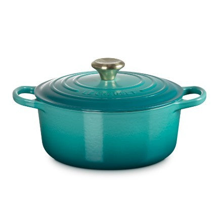Le Creuset Round Dutch Oven - 4.2L Blue Riviera