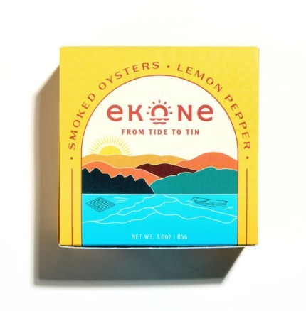 Ekone Oyster Co. Smoked Oysters - Lemon Pepper