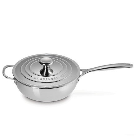 Le Creuset Stainless Steel Saucier Pan - 3.3L