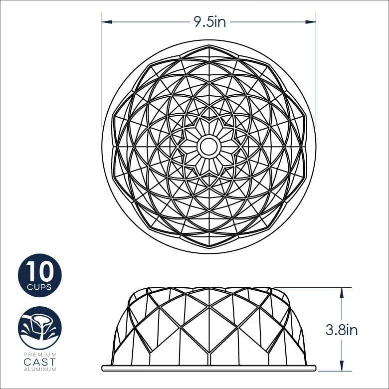 Nordicware Jubilee Bundt® Pan 10 Cup Capacity - Kitchenalia Westboro