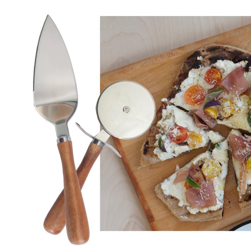 Natural Living Acacia Pizza Set - Kitchenalia Westboro
