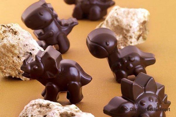 Silikomart Silicone Dino Chocolate Mold - Kitchenalia Westboro