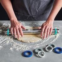 RICARDO Stainless Steel Adjustable Rolling Pin - Kitchenalia Westboro
