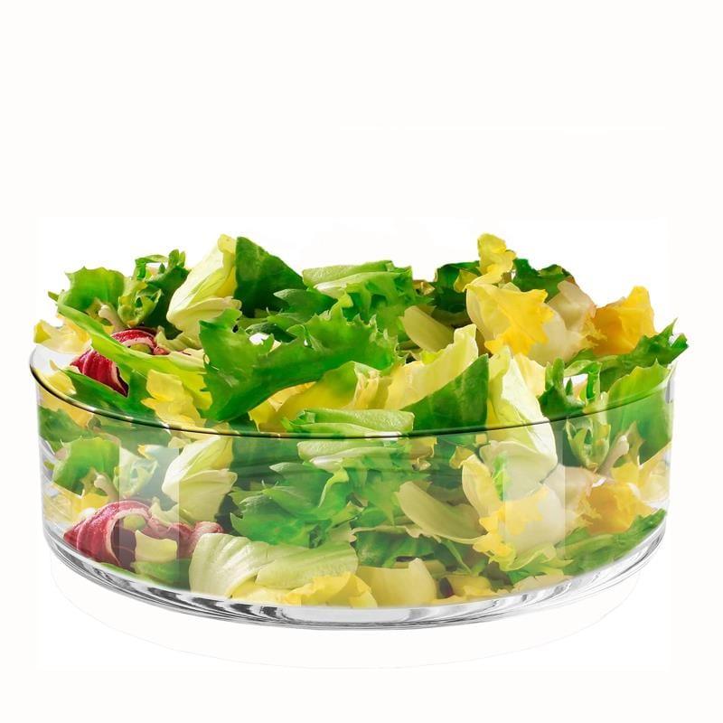 Natural Living Glass Shallow Bowl - Kitchenalia Westboro