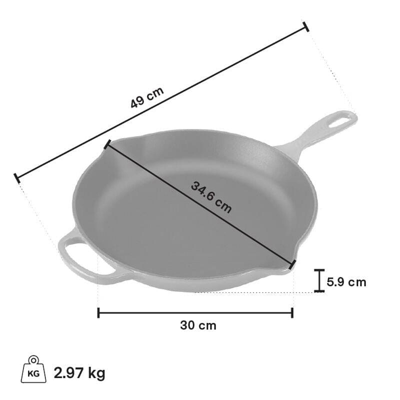 Le Creuset Round Skillet - 30cm White