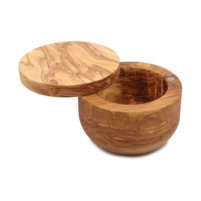 Swissmar Siena Olive Wood Salt Box - Kitchenalia Westboro