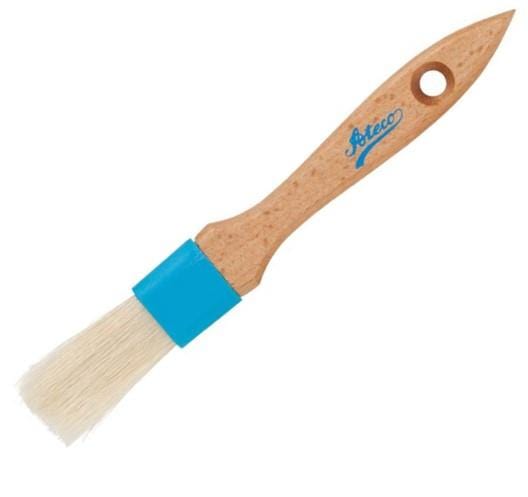 Ateco 1” Flat Composite Ferrule Pastry Brush