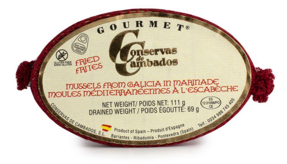 Conservas de Cambados Mussels from Galicia in Marinade 111g - Kitchenalia Westboro