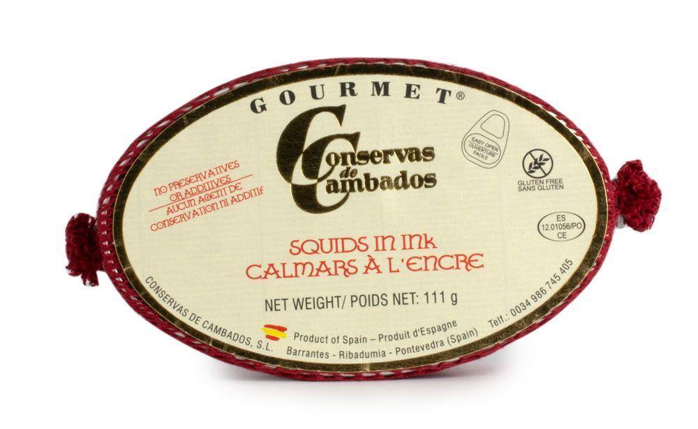 Conservas de Cambados Squid in Ink 111g - Kitchenalia Westboro