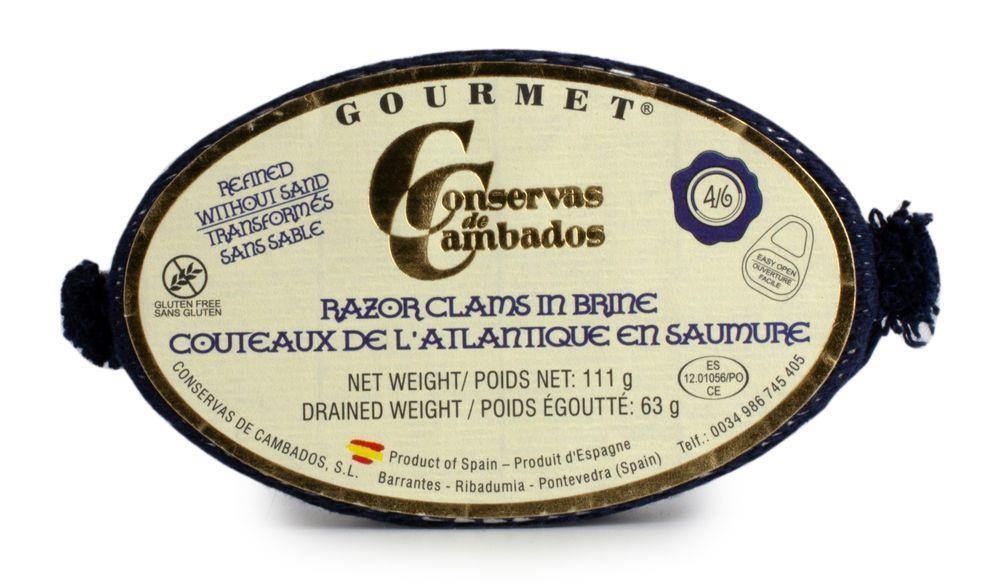 Conservas de Cambados Razor Clams in Brine 111g - Kitchenalia Westboro