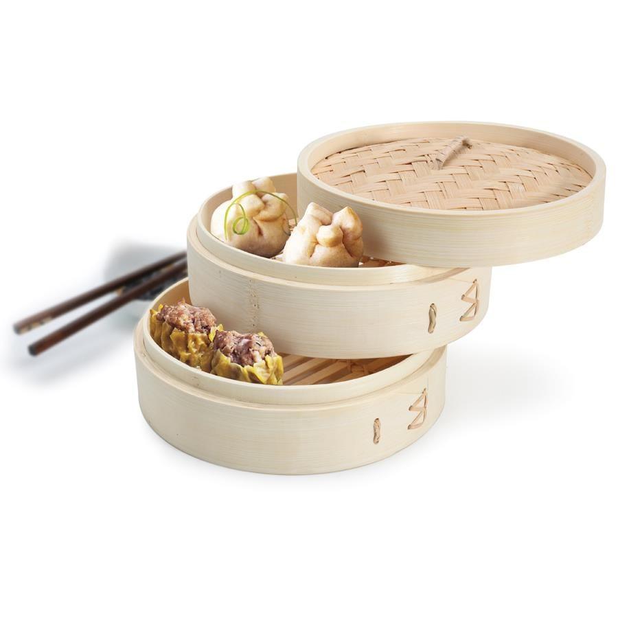 Zen Cuizine 2-Tier Bamboo Steamer - Kitchenalia Westboro