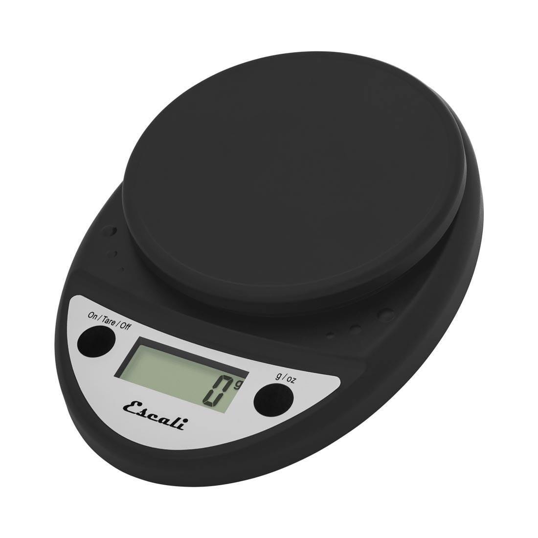 Escali Primo 11lb Digital Scale Black - Kitchenalia Westboro