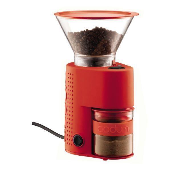 Bodum Burr Coffee Grinder Red - Kitchenalia Westboro