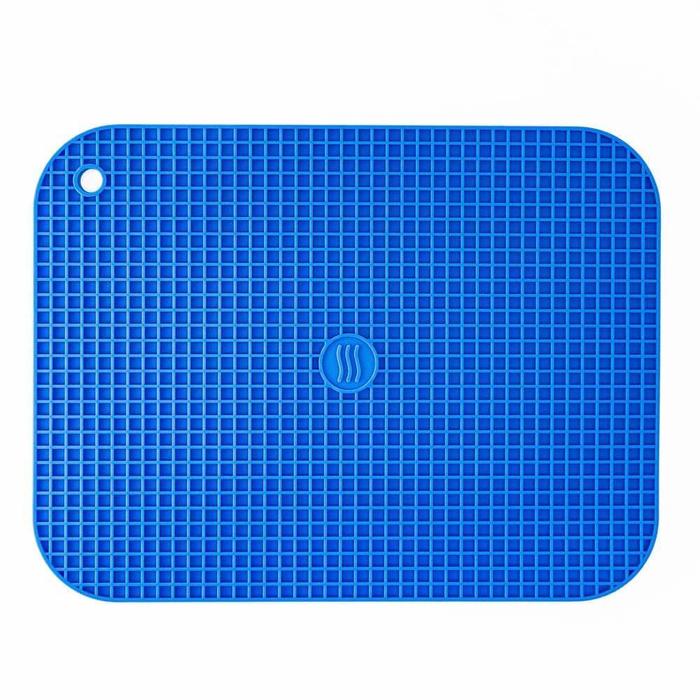 Thermoworks Large Silicone Trivet Blue - Kitchenalia Westboro