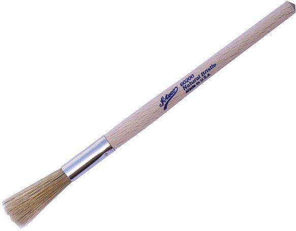 Ateco .4” Round White Boar Bristle Pastry Brush - Kitchenalia Westboro