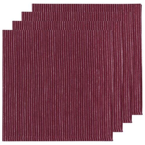 Napkins Linen Pinstripe Set of 4