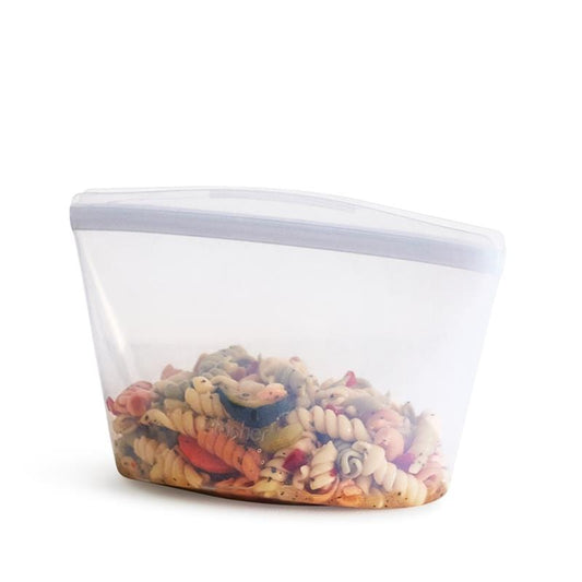 Bowl Silicone Clear Storage Bag 4-Cup Stasher