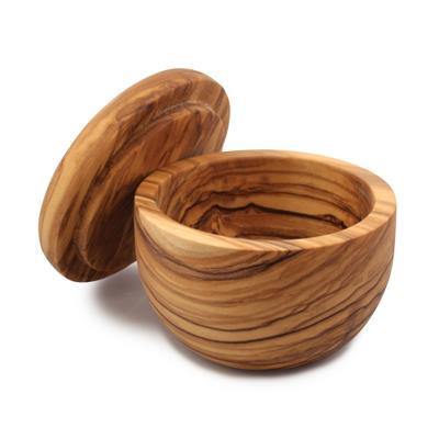 Swissmar Napoli Olive Wood Salt Box - Kitchenalia Westboro